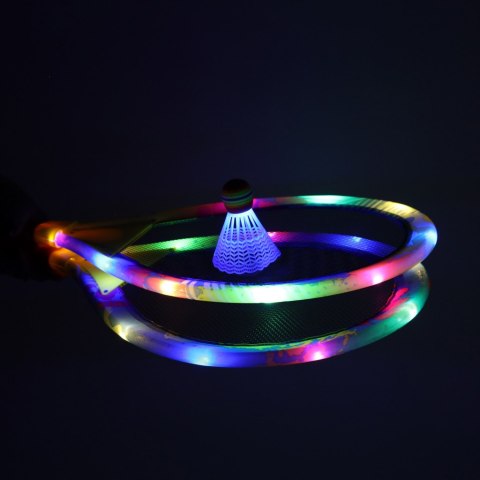 Rakiety tenisowe świecące LED + lotki Kik Sp. z o. o. Sp. k. Rakiety tenisowe świecące LED + lotki Kik Sp. z o. o. Sp. k.