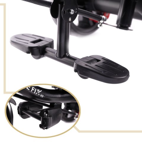 Rowerek trójkołowy Trike Fix Lite 3w1 z daszkiem obracany regulowany spacerówka prowadnik pasy granatowy Kik Sp. z o. o. Sp. k. Rowerek trójkołowy Trike Fix Lite 3w1 z daszkiem obracany regulowany spacerówka prowadnik pasy granatowy Kik Sp. z o. o. Sp. k.
