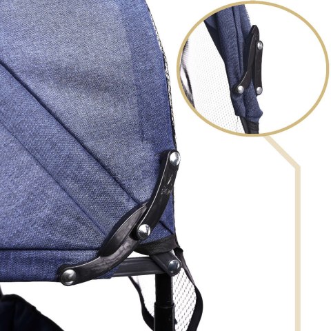 Rowerek trójkołowy Trike Fix Lite 3w1 z daszkiem obracany regulowany spacerówka prowadnik pasy granatowy Kik Sp. z o. o. Sp. k. Rowerek trójkołowy Trike Fix Lite 3w1 z daszkiem obracany regulowany spacerówka prowadnik pasy granatowy Kik Sp. z o. o. Sp. k.