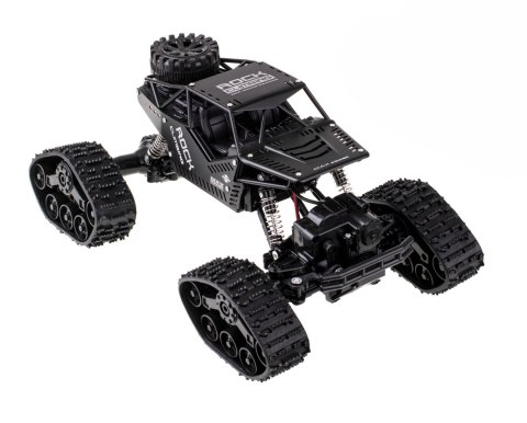 Samochód zdalnie sterowany na pilota RC Rock Crawler 4x4 LHC012 auto 2w1 czarny Kik Sp. z o. o. Sp. k. Samochód zdalnie sterowany na pilota RC Rock Crawler 4x4 LHC012 auto 2w1 czarny Kik Sp. z o. o. Sp. k.