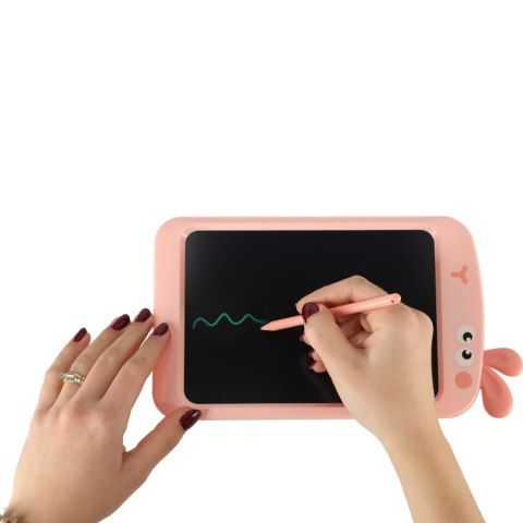 Tablet graficzny do rysowania dla dzieci znikopis tablica ekran LCD 8,5' królik róż Kik Sp. z o. o. Sp. k. Tablet graficzny do rysowania dla dzieci znikopis tablica ekran LCD 8,5' królik róż Kik Sp. z o. o. Sp. k.