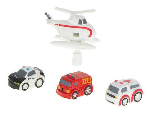 Tor przeszkód interaktywny samochodowy wyścigi parking 4 pojazdy auto radiowóz ambulans helikopter Kik Sp. z o. o. Sp. k. Tor przeszkód interaktywny samochodowy wyścigi parking 4 pojazdy auto radiowóz ambulans helikopter Kik Sp. z o. o. Sp. k.