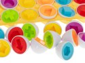 Układanka edukacyjna sorter dopasuj kształty jajka 12 sztuk Kik Sp. z o. o. Sp. k.