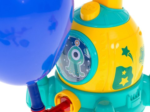 Wyrzutnia balonów samochód aerodynamiczny kapsuła zestaw 15 elementów Kik Sp. z o. o. Sp. k.