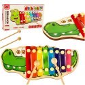 Cymbałki drewniane kolorowe dla dzieci szkolne edukacyjne pałki pałeczki krokodyl Kik Sp. z o. o. Sp. k.