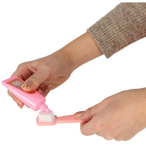 Dentysta zestaw lekarski hipopotam różowy Kik Sp. z o. o. Sp. k.