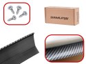 Dokładka zderzaka osłona uniwersalna spoiler carbon 2,5m czarna Kik Sp. z o. o. Sp. k.