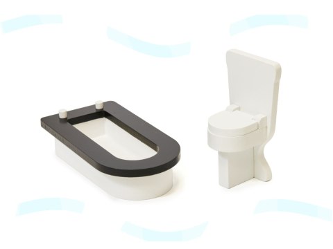 Domek dla lalek drewniany MDF mebelki 122cm XXL LED Kik Sp. z o. o. Sp. k.