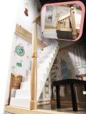 Domek dla lalek drewniany MDF mebelki 122cm XXL LED Kik Sp. z o. o. Sp. k.