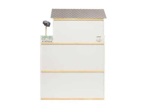 Domek dla lalek drewniany MDF mebelki 122cm XXL LED Kik Sp. z o. o. Sp. k.
