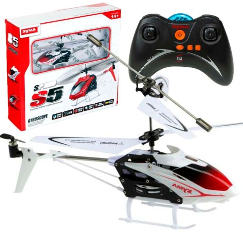 Helikopter zdalnie sterowany na pilota RC SYMA S5 3CH biały Kik Sp. z o. o. Sp. k. Helikopter zdalnie sterowany na pilota RC SYMA S5 3CH biały Kik Sp. z o. o. Sp. k.