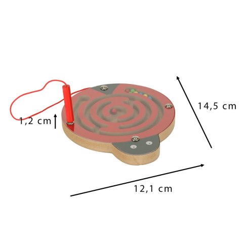 Labirynt magnetyczny kuleczki biedronka Kik Sp. z o. o. Sp. k.