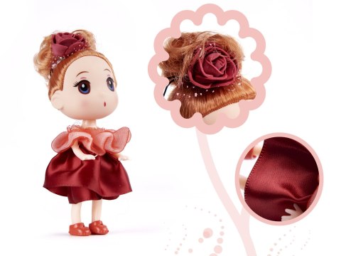 Lalka lalki do domku dla lalek 3 dziewczynki + 1 chłopczyk zestaw 4szt. 12cm Kik Sp. z o. o. Sp. k.