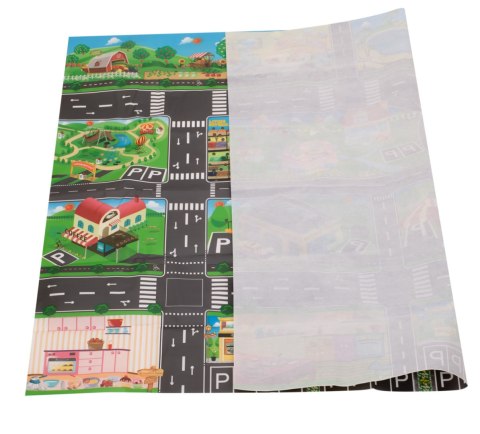 Mata edukacyjna do zabawy miasto ulica + znaki drogowe wodoodporna kolorowa 130x100cm Kik Sp. z o. o. Sp. k. Mata edukacyjna do zabawy miasto ulica + znaki drogowe wodoodporna kolorowa 130x100cm Kik Sp. z o. o. Sp. k.