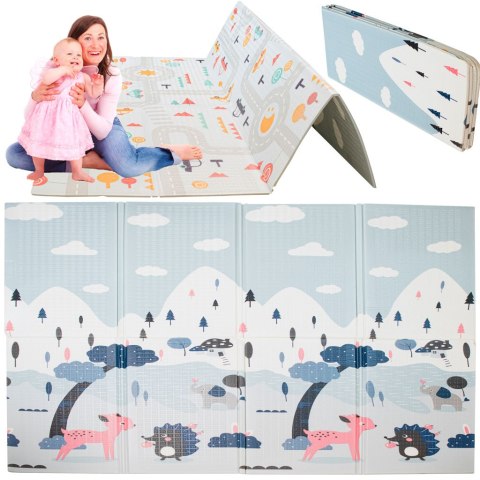 Mata edukacyjna piankowa dwustronna składana ulica las 177 x 158 cm Kik Sp. z o. o. Sp. k. Mata edukacyjna piankowa dwustronna składana ulica las 177 x 158 cm Kik Sp. z o. o. Sp. k.
