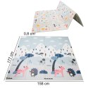 Mata edukacyjna piankowa dwustronna składana ulica las 177 x 158 cm Kik Sp. z o. o. Sp. k.