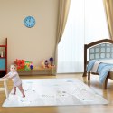 Mata edukacyjna piankowa miarka wzrostu szara 200 x 180 cm Kik Sp. z o. o. Sp. k.