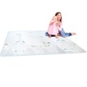 Mata edukacyjna piankowa miarka wzrostu szara 200 x 180 cm Kik Sp. z o. o. Sp. k.