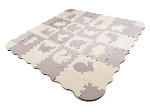 Mata edukacyjna piankowa puzzle szara ecru 36 elementów 150x150cm Kik Sp. z o. o. Sp. k. Mata edukacyjna piankowa puzzle szara ecru 36 elementów 150x150cm Kik Sp. z o. o. Sp. k.