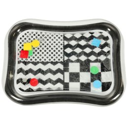 Mata wodna sensoryczna dmuchana dla niemowląt czarno-biała mix wzorów XXL 65x50 cm Kik Sp. z o. o. Sp. k.