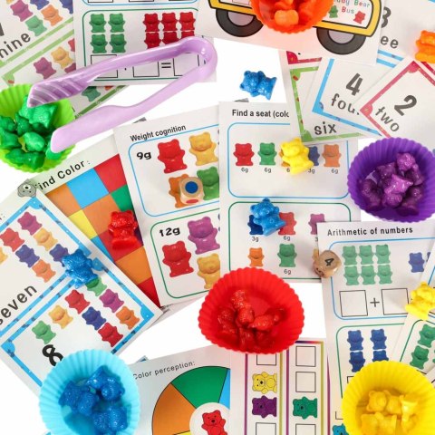 Misie edukacyjne gra nauka liczenia rozpoznawanie kolorów zestaw montessori rozwój zabawa 44el. Kik Sp. z o. o. Sp. k. Misie edukacyjne gra nauka liczenia rozpoznawanie kolorów zestaw montessori rozwój zabawa 44el. Kik Sp. z o. o. Sp. k.