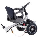 Rowerek Trójkołowy Trike Fix 3w1 z daszkiem obracany regulowany spacerówka prowadnik pasy V3 czarny Kik Sp. z o. o. Sp. k.