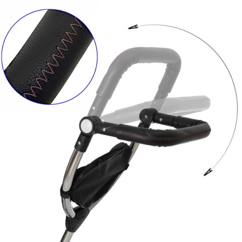 Rowerek Trójkołowy Trike Fix 3w1 z daszkiem obracany regulowany spacerówka prowadnik pasy V3 czarny Kik Sp. z o. o. Sp. k. Rowerek Trójkołowy Trike Fix 3w1 z daszkiem obracany regulowany spacerówka prowadnik pasy V3 czarny Kik Sp. z o. o. Sp. k.