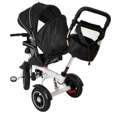 Rowerek Trójkołowy Trike Fix 3w1 z daszkiem obracany regulowany spacerówka prowadnik pasy V3 czarny Kik Sp. z o. o. Sp. k. Rowerek Trójkołowy Trike Fix 3w1 z daszkiem obracany regulowany spacerówka prowadnik pasy V3 czarny Kik Sp. z o. o. Sp. k.