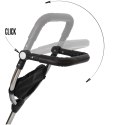 Rowerek Trójkołowy Trike Fix 3w1 z daszkiem obracany regulowany spacerówka prowadnik pasy V3 czarny Kik Sp. z o. o. Sp. k.