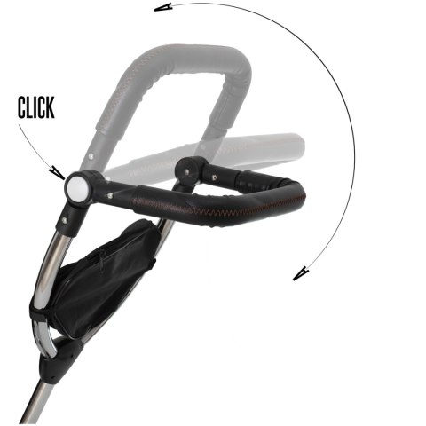 Rowerek Trójkołowy Trike Fix 3w1 z daszkiem obracany regulowany spacerówka prowadnik pasy V3 czarny Kik Sp. z o. o. Sp. k. Rowerek Trójkołowy Trike Fix 3w1 z daszkiem obracany regulowany spacerówka prowadnik pasy V3 czarny Kik Sp. z o. o. Sp. k.