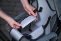 Rowerek Trójkołowy Trike Fix 3w1 z daszkiem obracany regulowany spacerówka prowadnik pasy V3 szary Kik Sp. z o. o. Sp. k.