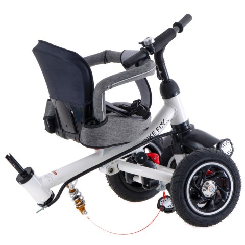 Rowerek Trójkołowy Trike Fix 3w1 z daszkiem obracany regulowany spacerówka prowadnik pasy V3 szary Kik Sp. z o. o. Sp. k. Rowerek Trójkołowy Trike Fix 3w1 z daszkiem obracany regulowany spacerówka prowadnik pasy V3 szary Kik Sp. z o. o. Sp. k.