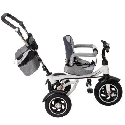 Rowerek Trójkołowy Trike Fix 3w1 z daszkiem obracany regulowany spacerówka prowadnik pasy V3 szary Kik Sp. z o. o. Sp. k. Rowerek Trójkołowy Trike Fix 3w1 z daszkiem obracany regulowany spacerówka prowadnik pasy V3 szary Kik Sp. z o. o. Sp. k.