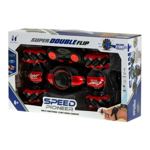 Samochód zdalnie sterowany na pilota RC Speed Pioneer Stunt Car 360 czerwony Kik Sp. z o. o. Sp. k. Samochód zdalnie sterowany na pilota RC Speed Pioneer Stunt Car 360 czerwony Kik Sp. z o. o. Sp. k.