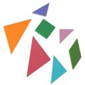 Tangram książeczka magnetyczna układanka montessori klocki gra logiczna 3D Kik Sp. z o. o. Sp. k.