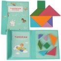 Tangram książeczka magnetyczna układanka montessori klocki gra logiczna 3D Kik Sp. z o. o. Sp. k.