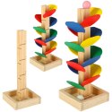 Drzewko edukacyjne klocki drewniane tor kulkowy Kulodrom Montessori Kik Sp. z o. o. Sp. k.