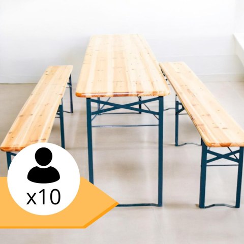 E-hurtownia Zestaw ogrodowy drewniany skladany stol 2 ławki 220 cm Komplet Piwny Barowy E-hurtownia Zestaw ogrodowy drewniany skladany stol 2 ławki 220 cm Komplet Piwny Barowy