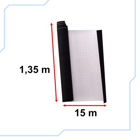 Folia rolka aksamitna czarna 1,35x15m Kik Sp. z o. o. Sp. k. Folia rolka aksamitna czarna 1,35x15m Kik Sp. z o. o. Sp. k.