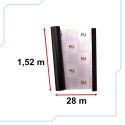 Folia rolka matowa gładka czarna 1,52x28m Kik Sp. z o. o. Sp. k.