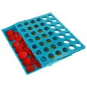 Gra logiczna planszowa szczęśliwa czwórka cztery w rzędzie 25x19x20 cm Kik Sp. z o. o. Sp. k.