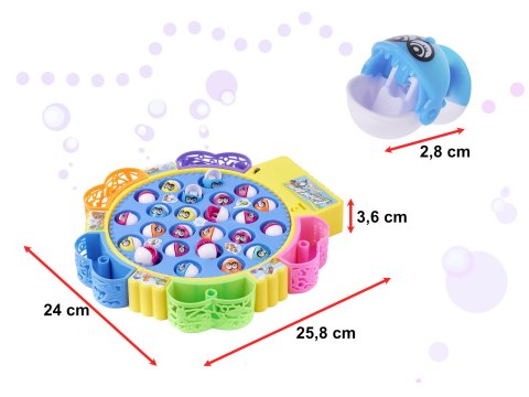 Gra zręcznościowa rodzinna rybki łowienie 24 rybek Kik Sp. z o. o. Sp. k.
