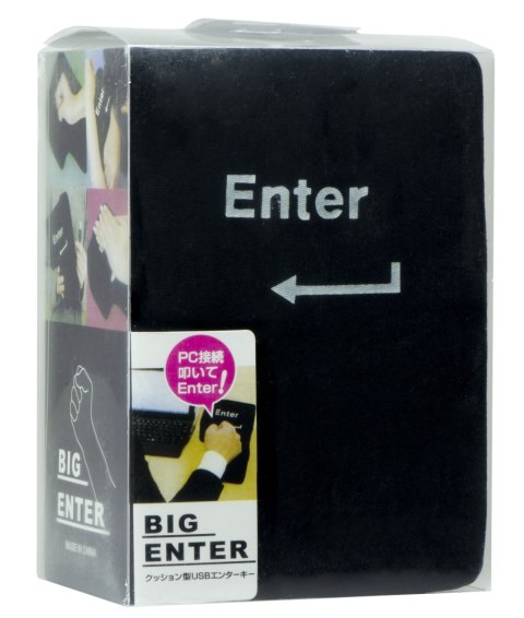 Klawisz ENTER duża antystresowa poduszka USB Kik Sp. z o. o. Sp. k.