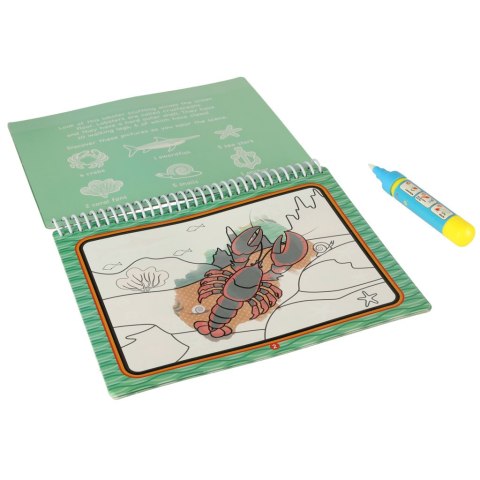 Kolorowanka malowanka Książeczka wodna z mazakiem - Podwodny Świat Kik Sp. z o. o. Sp. k.