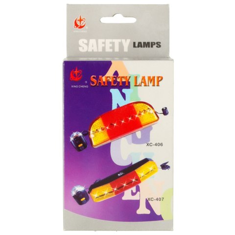 Lampki rowerowe światła rowerowe kierunkowskaz klakson 2 tryby komplet Kik Sp. z o. o. Sp. k.