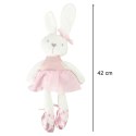 Maskotka pluszowa królik w różowej sukience 42cm Kik Sp. z o. o. Sp. k.