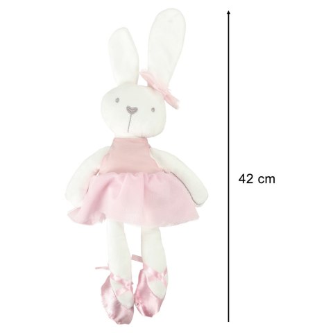 Maskotka pluszowa królik w różowej sukience 42cm Kik Sp. z o. o. Sp. k. Maskotka pluszowa królik w różowej sukience 42cm Kik Sp. z o. o. Sp. k.