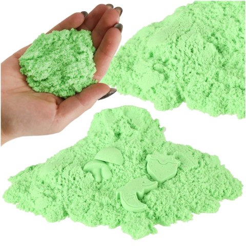 Piasek kinetyczny 1kg w woreczku zielony Kik Sp. z o. o. Sp. k. Piasek kinetyczny 1kg w woreczku zielony Kik Sp. z o. o. Sp. k.