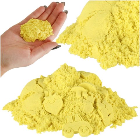 Piasek kinetyczny 1kg w woreczku żółty Kik Sp. z o. o. Sp. k. Piasek kinetyczny 1kg w woreczku żółty Kik Sp. z o. o. Sp. k.