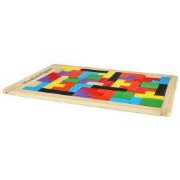 Puzzle drewniane układanka tetris klocki 40el. Kik Sp. z o. o. Sp. k.